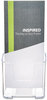 A Picture of product DEF-77501 deflecto® DocuHolder® for Countertop or Wall Mount Use,  4-3/8w x 3-1/4d x 7-3/4h, Clear