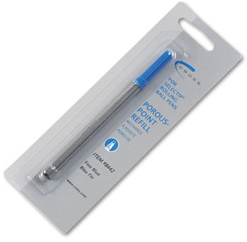 Cross® Refill for Cross® Selectip® Porous Point Pens,  Fine, Blue Ink
