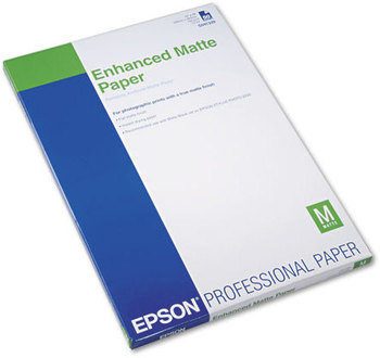 Epson® Ultra Premium Matte Presentation Paper,  13 x 19, White, 50/Pack