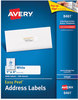 A Picture of product AVE-8461 Avery® Easy Peel® White Address Labels with Sure Feed® Technology w/ Inkjet Printers, 1 x 4, 20/Sheet, 100 Sheets/Box