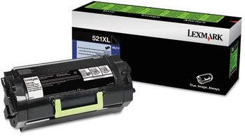 Lexmark™ 52D1X0L Toner,  45000 Page-Yield, Black
