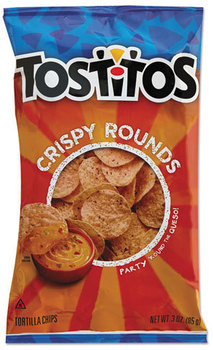 Tostitos® Tortilla Chips Crispy Rounds,  3 oz Bag, 28/Carton