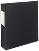 A Picture of product AVE-08727 Avery® Durable Non-View Binder with DuraHinge® and Slant Rings 3 2" Capacity, 11 x 8.5, Black