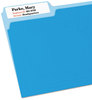 A Picture of product AVE-5027 Avery® Extra-Large TrueBlock® File Folder Labels with Sure Feed® Technology 0.94 x 3.44, White, 18/Sheet, 25 Sheets/Pack