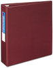 A Picture of product AVE-79362 Avery® Heavy-Duty Non-View Binder with DuraHinge® and One Touch EZD® Rings 3 2" Capacity, 11 x 8.5, Maroon