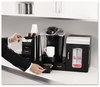 A Picture of product EMS-BRKRM01BLK Mind Reader Breakroom Coffee Organizer,  23" x 15 1/2" x 15 1/2"