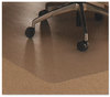 A Picture of product FLR-1113423ER Floortex® Cleartex® Ultimat® Polycarbonate Chair Mat for Low/Medium Pile Carpets. 48 X 53 in. Clear.