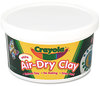 A Picture of product CYO-575050 Crayola® Air-Dry Clay,  White, 2 1/2 lbs
