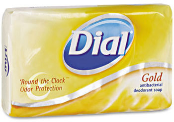 Dial® Deodorant Bar,  Pleasant, Gold, 4oz Bar, 72/Carton