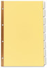 A Picture of product AVE-11116 Avery® Insertable Standard Tab Dividers 8-Tab, 14 x 8.5,, Buff, 1 Set