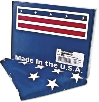 Advantus® Outdoor U.S. Flag,  Heavyweight Nylon, 3 ft x 5 ft