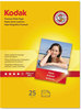 A Picture of product KOD-8689283 Kodak Premium Photo Paper,  8.5 mil, Glossy, 8 1/2 x 11, 25 Sheets/Pack