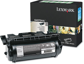 Lexmark™ 64075HA, 64415XA, 64480XW, 64484XW Laser Cartridge,  21000 Page-Yield, Black