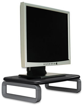 Kensington® Monitor Stand with SmartFit®,  16 x 11 5/8 x 6, Black/Gray