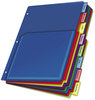 A Picture of product CRD-84013 Cardinal® Expanding Pocket Index Dividers,  8-Tab, Letter, Multicolor, per Pack