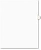 A Picture of product AVE-11919 Avery® Preprinted Legal Exhibit Index Tab Dividers with Black and White Tabs Side Style, 10-Tab, 9, 11 x 8.5, 25/Pack