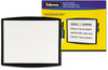 A Picture of product FEL-75905 Fellowes® Partition Additions™ Dry Erase Board 15.38 x 13.25, White Surface, Dark Graphite HPS Frame