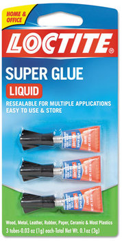 Loctite® Super Glue 3-Pack,  3g, Clear