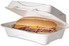 A Picture of product ECO-EPHC93 Eco-Products® Bagasse Hinged Clamshell Containers,  50/Pk, 4 Pk/Ct