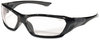 A Picture of product CRW-FF120 Crews® Forceflex™ Professional Grade Safety Glasses,  Black Frame, Clear Lens