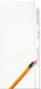 A Picture of product AVE-23075 Avery® Write & Erase Big Tab™ Paper Dividers and 5-Tab, 11 x 8.5, White, Tabs, 1 Set