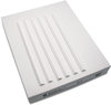 A Picture of product CLI-34227 C-Line® Slide 'N Grip Binding Bars,  White, 11 x 1/2, 100/Box
