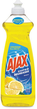 Ajax® Dish Detergent,  Lemon Scent, 28 oz Bottle, 9/Carton