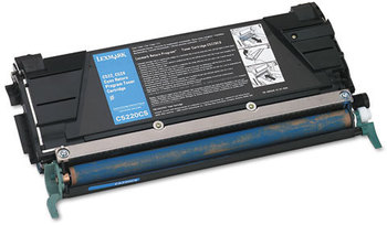 Lexmark™ C5200CS - C5222YS Toner Cartridge,  3000 Page-Yield, Cyan