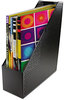 A Picture of product AOP-ART20004 Artistic® Urban Collection Punched Metal Magazine File,  3 1/2 x 10 x 11 1/2, Black