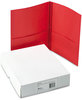 A Picture of product AVE-47979 Avery® Two-Pocket Folder with Prong Fasteners Fastener, 0.5" Capacity, 11 x 8.5, Red, 25/Box
