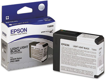 Epson® T580100 - T582000 Ink,  Light Light Black
