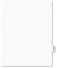 A Picture of product AVE-01378 Avery® Legal Index Divider, Exhibit Alpha Letter, Style Avery-Style Preprinted Side Tab 26-Tab, H, 11 x 8.5, White, 25/Pack, (1378)