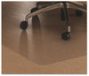 A Picture of product FLR-118927ER Floortex® Cleartex® Ultimat® Polycarbonate Chair Mat For Plush Pile Carpets. 35 X 47 in. Clear.