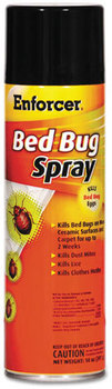 Enforcer® Bed Bug Spray,  14 oz Aerosol, For Bed Bugs/Dust Mites/Lice/Moths, 12/Carton