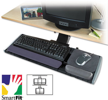 Kensington® Modular Platform with SmartFit® System,  21-1/4w x 10d, Black