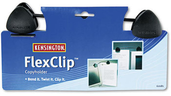 Kensington® FlexClip™ Copyholder,  Monitor/Laptop Mount, Black