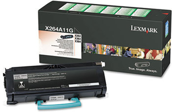 Lexmark™ X264A11G, X264H11G, X264H21G, X264A21G Toner,  3500 Page-Yield, Black