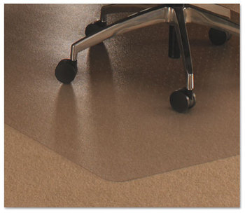 Floortex® Cleartex® Ultimat® Polycarbonate Chair Mat for Low/Medium Pile Carpets. 48 X 79 in. Clear.
