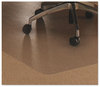 A Picture of product FLR-1120023ER Floortex® Cleartex® Ultimat® Polycarbonate Chair Mat for Low/Medium Pile Carpets. 48 X 79 in. Clear.