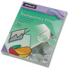 A Picture of product APO-WO100CB Apollo® Write-On Transparency Film,  Letter, Clear, 100/Box