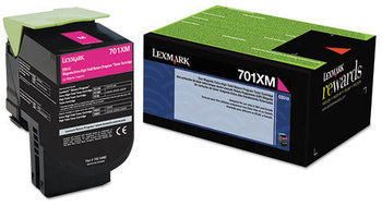 Lexmark™ 70C10C0-70C1XY0 Toner,  4000 Page-Yield, Magenta