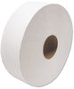 A Picture of product CSD-4040 Cascades Decor® Jumbo Roll Jr. Tissue,  1-Ply, White, 3 1/2" x 1500', 12 Rolls/Carton