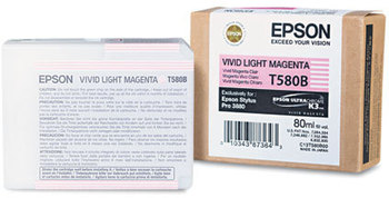 Epson® T580A00, T580B00 Ink,  Vivid Light Magenta