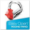 A Picture of product CRD-18822 Cardinal® Premier Easy Open® Locking Round Ring Binder, 1 1/2" Cap, 11 x 8 1/2, Black