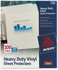 A Picture of product AVE-73900 Avery® Heavy Duty Vinyl Sheet Protector Top-Load Protectors, Gauge, Letter, Clear, 100/Box