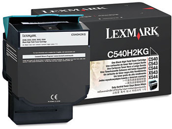 Lexmark™ C540H2KG Toner,  2500 Page-Yield, Black