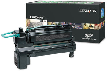 Lexmark™ X792X4CG, X792X4KG, X792X4MG, X792X4YG Toner,  20000 Page-Yield, Black