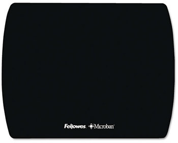 Fellowes® Ultra Thin Mouse Pad with Microban® Protection, 9 x 7, Black