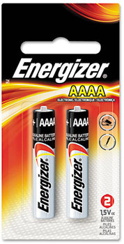 Energizer® MAX® Alkaline Batteries,  AAAA, 2 Batteries/Pack