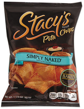 Stacy's® Pita Chips,  1.5 oz Bag, Original, 24/Carton